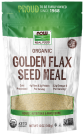 Golden Flax Seed Meal, Organic - 12 oz. Bag