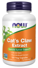 Cat's Claw Extract - 120 Veg Capsules Bottle Front