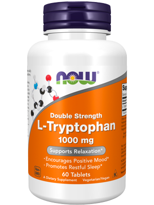 bottle of L-Tryptophan 1000 tablets