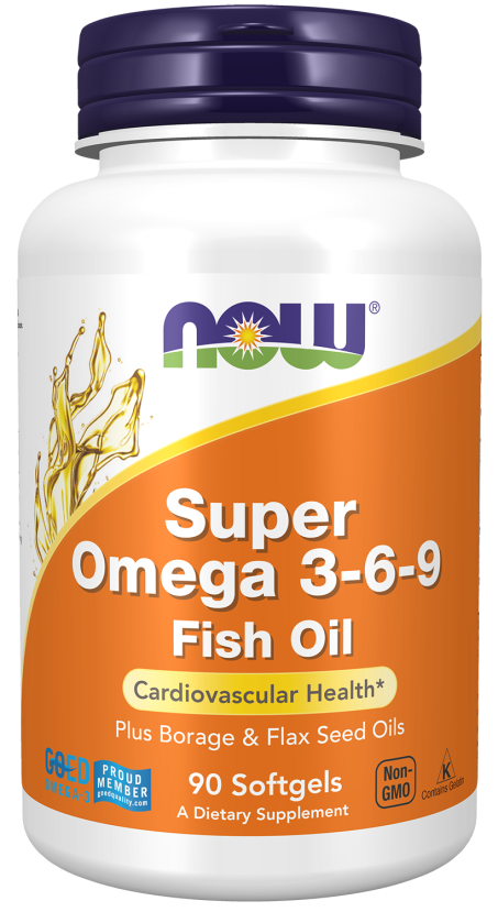 Super Omega 3-6-9 1200 mg Softgels Bottle Front