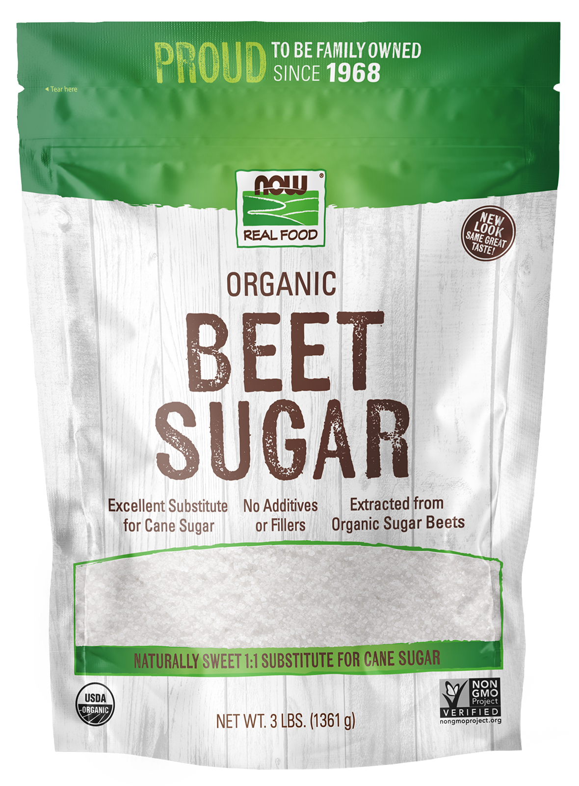 Beet Sugar, Organic - 3 lbs.