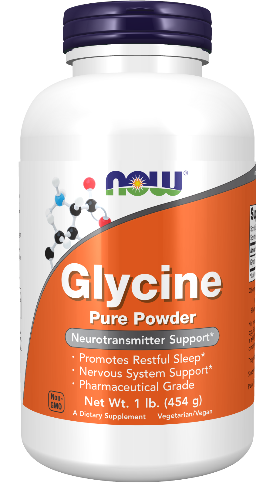 Glycine Supplement 1000 mg Veg Capsules NOW Supplements