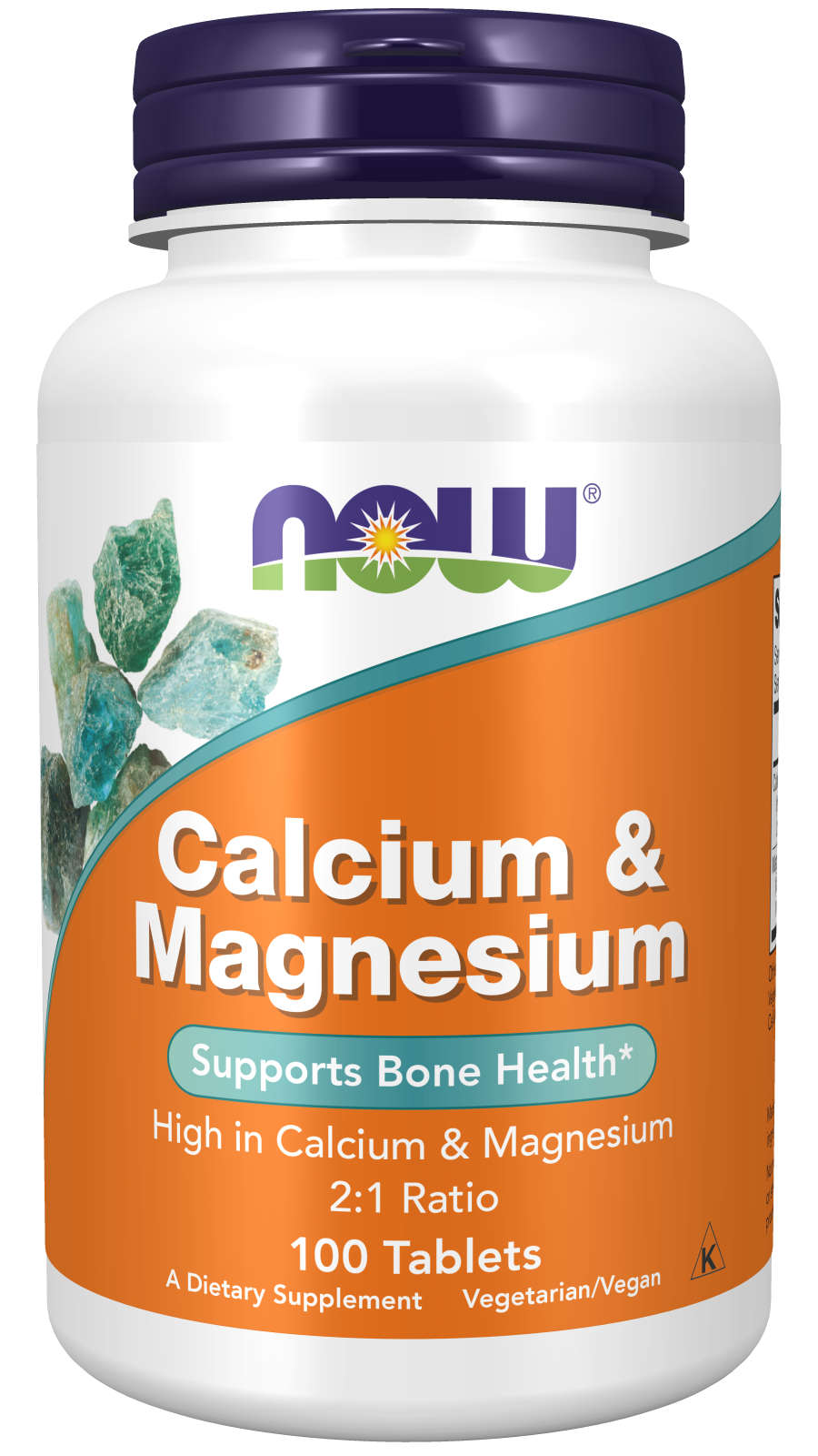 lading metriek kromme Calcium Magnesium Tablet | Bone Health | NOW Supplements