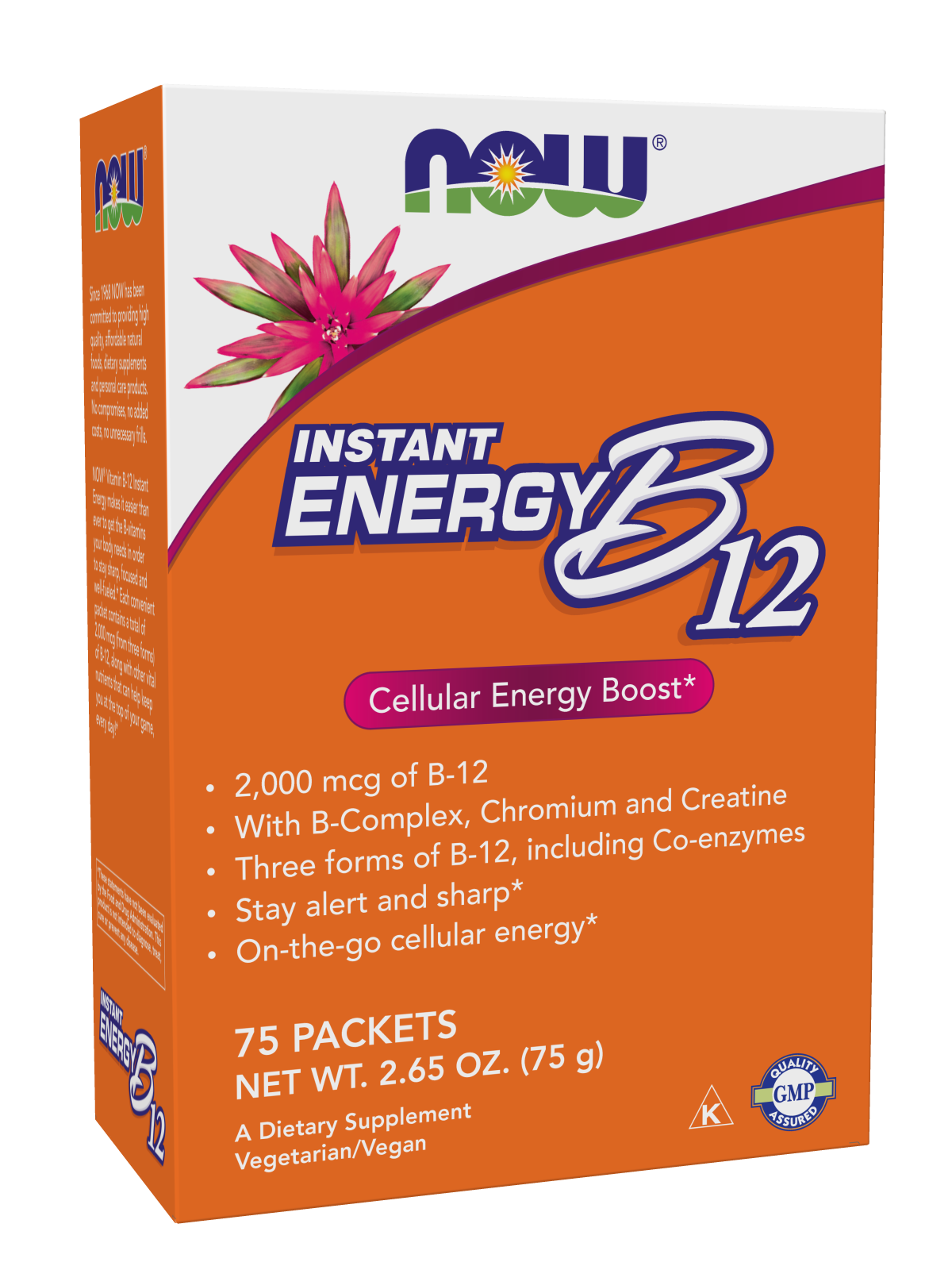 cent Aardewerk Wiskundig B-12 Energy | Instant Energy Boost | NOW Supplements