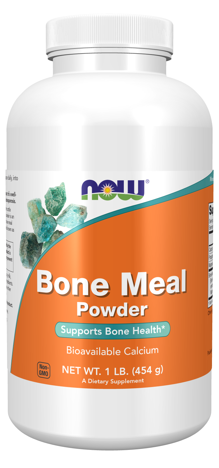 Bone Meal Powder - 1 LB. Bottle Front