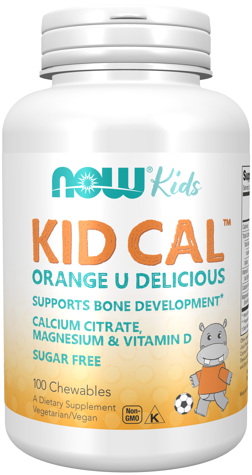 Kid Cal - 100 Chewables Bottle Front