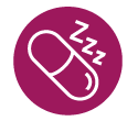 icon of a pill with "zzz"