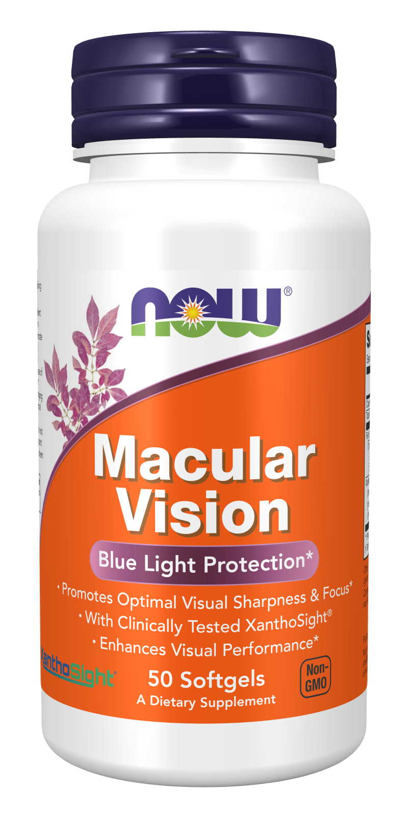 Macular Vision - 50 Softgels Bottle Front