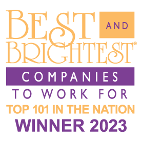 Best and Brightest Companies to work for in the Nation Winner 2023 Logo