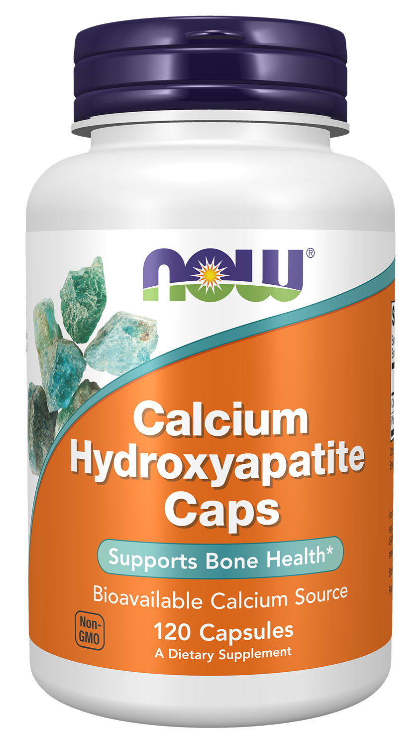 Calcium Hydroxyapatite - 120 Capsules Bottle Front