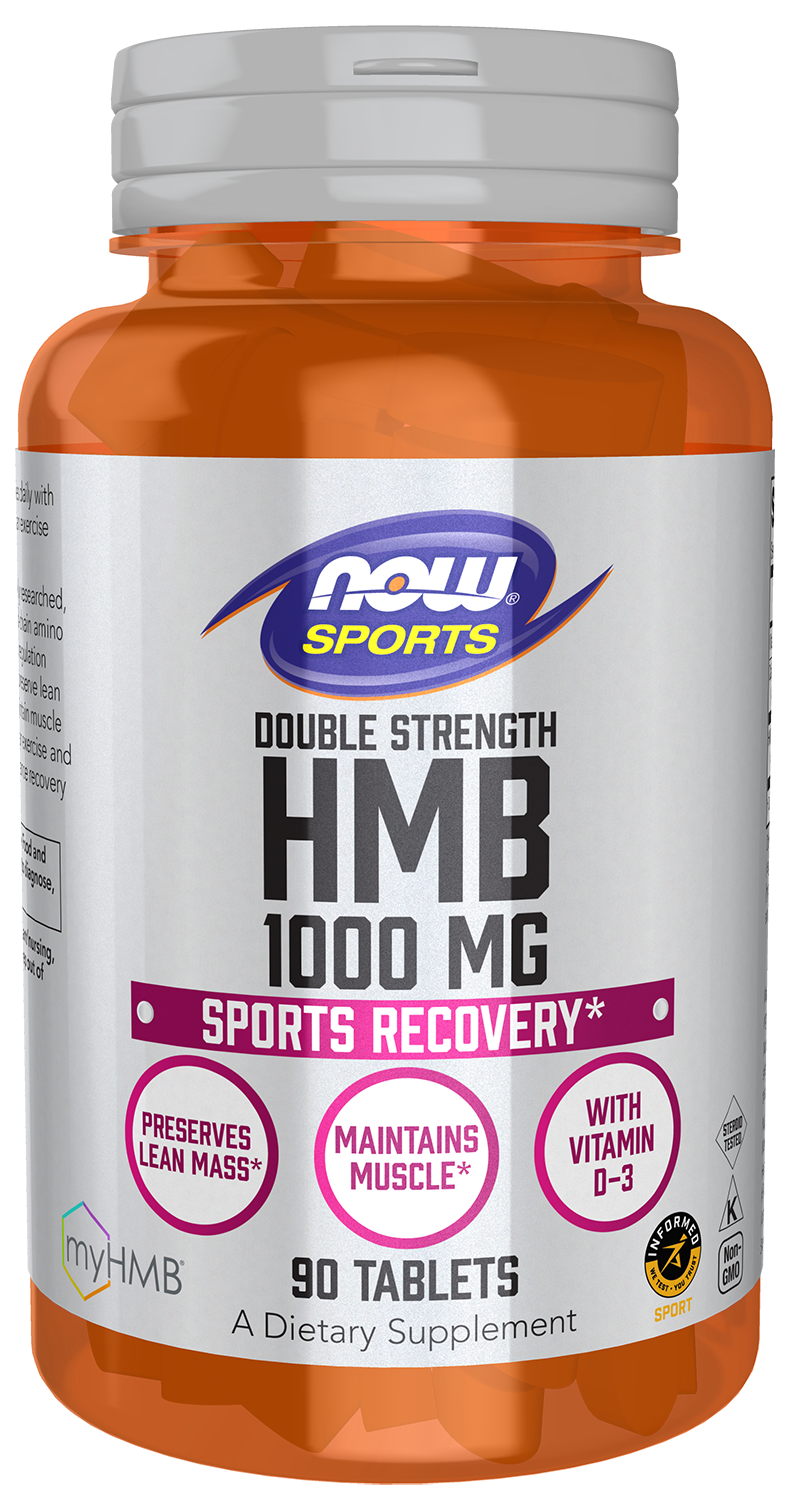 HMB, Double Strength 1000 mg - 90 Tablets Bottle Front