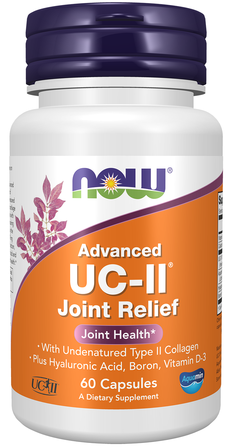 UC-II® Advanced Joint Relief - 60 Veg Capsules Bottle Front
