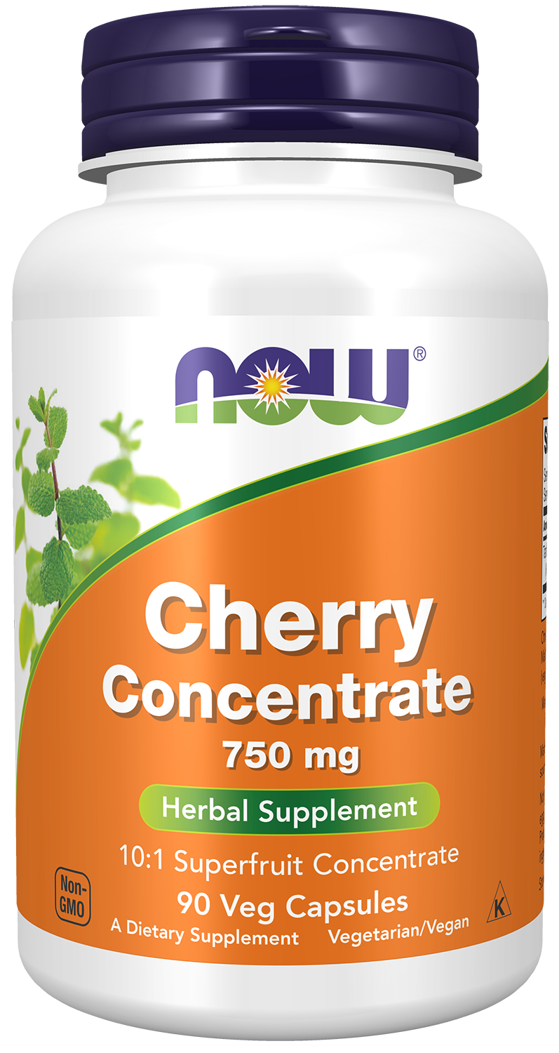 Cherry Concentrate 750 mg - 90 Veg Capsules Bottle Front