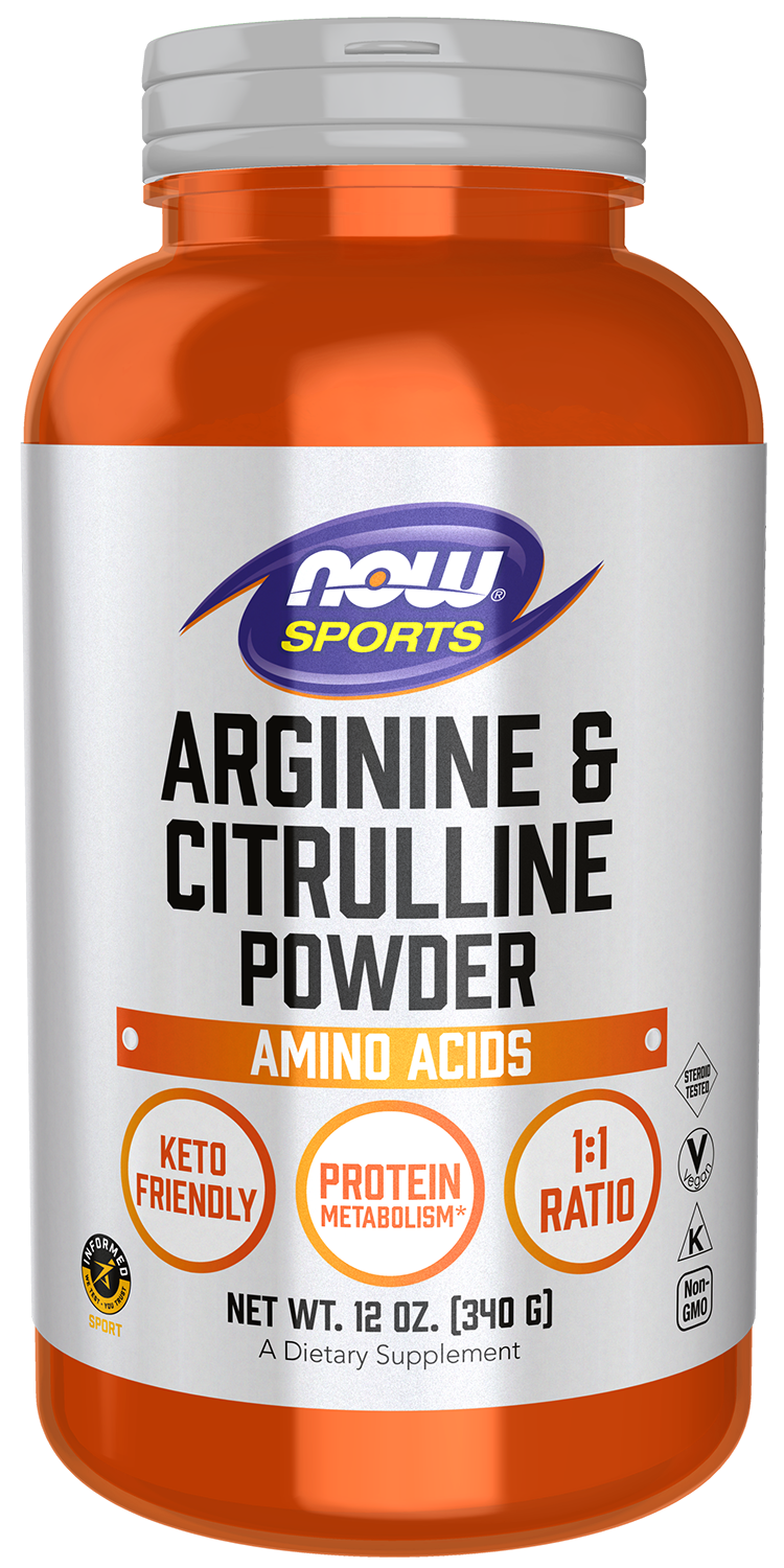Arginine & Citrulline Powder - 12 oz. Bottle Front