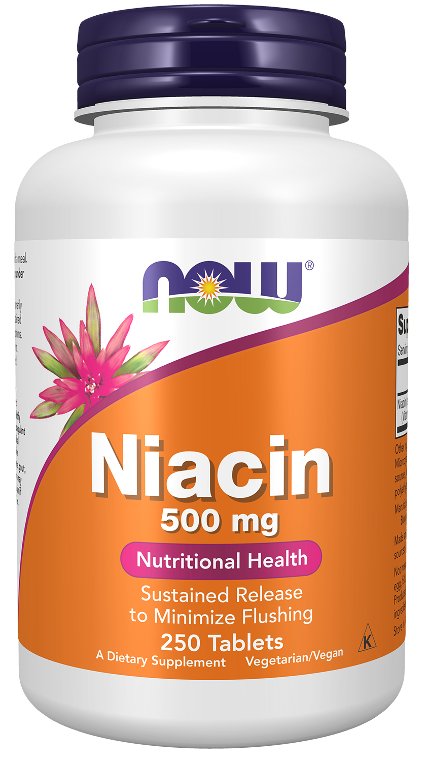 Niacin 500 mg - 250 Tablets bottle front