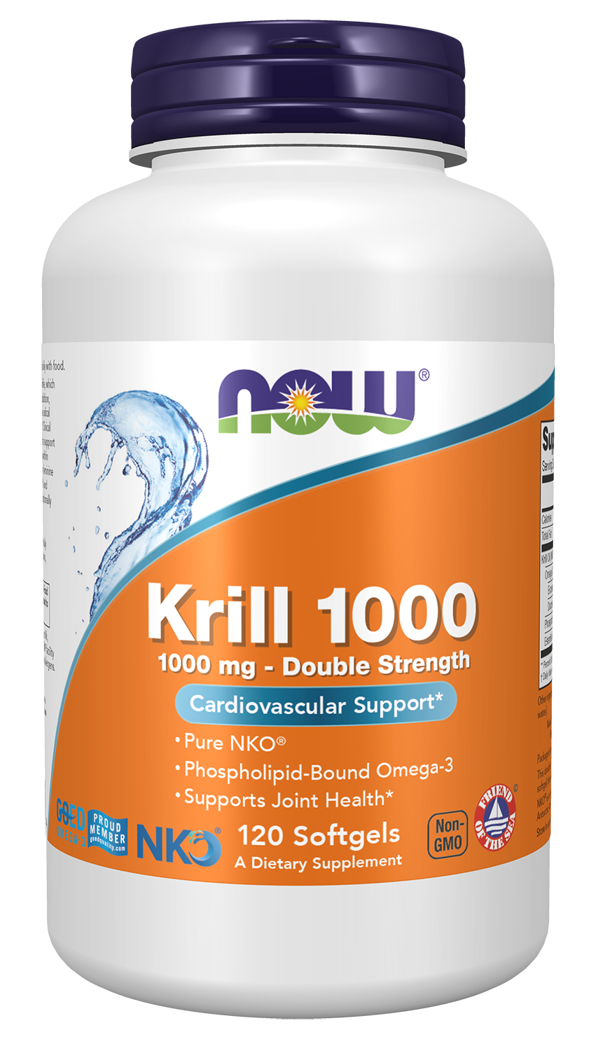 Neptune Krill, Double Strength 1000 mg - 120 Softgels Bottle