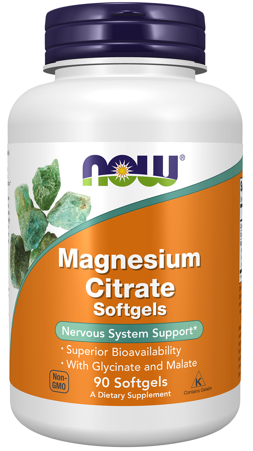 Magnesium Citrate - 90 Softgels Bottle Front