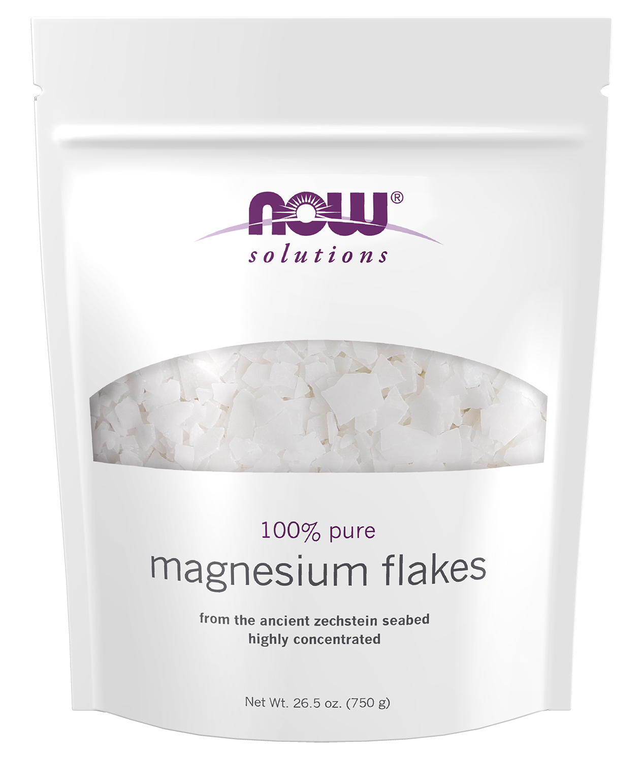 Magnesium Flakes - 26.5 oz. Bag Front