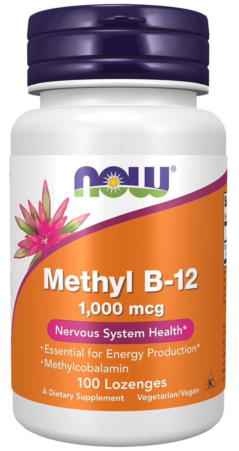 Methyl B-12 1,000 mcg - 100 Lozenges bottle front