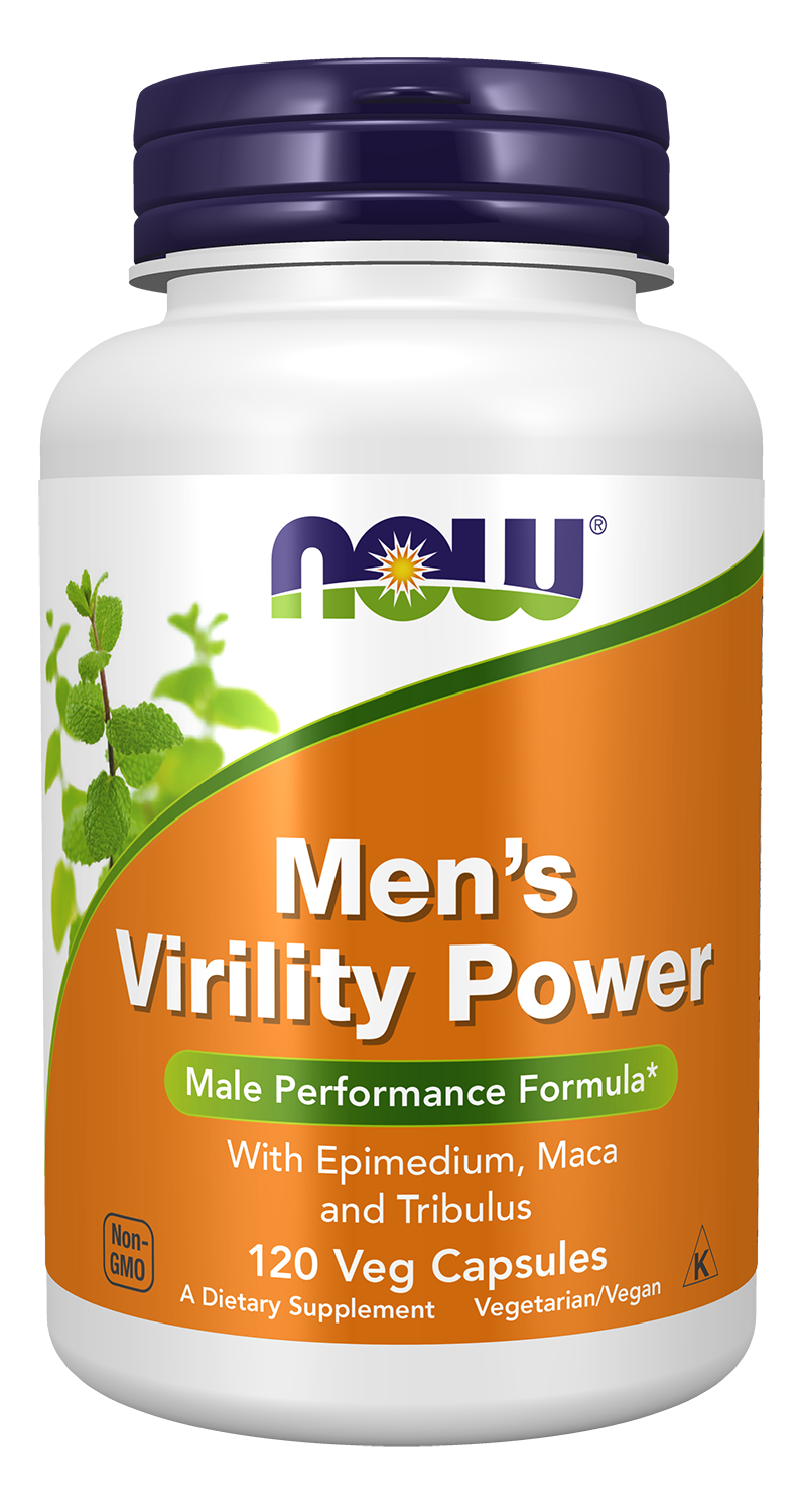 Men's Virility Power - 120 Veg Capsules Bottle Front