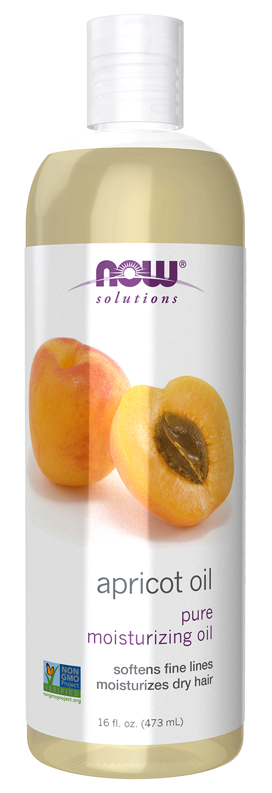 Apricot Kernel Oil - 16 fl. oz. Bottle Front