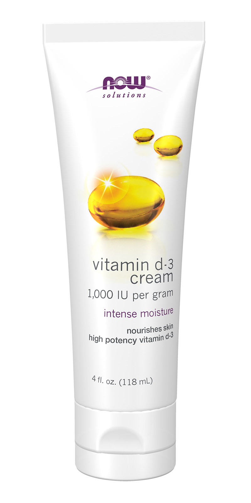 Vitamin D-3 Cream - 4 fl. oz. Tube Front