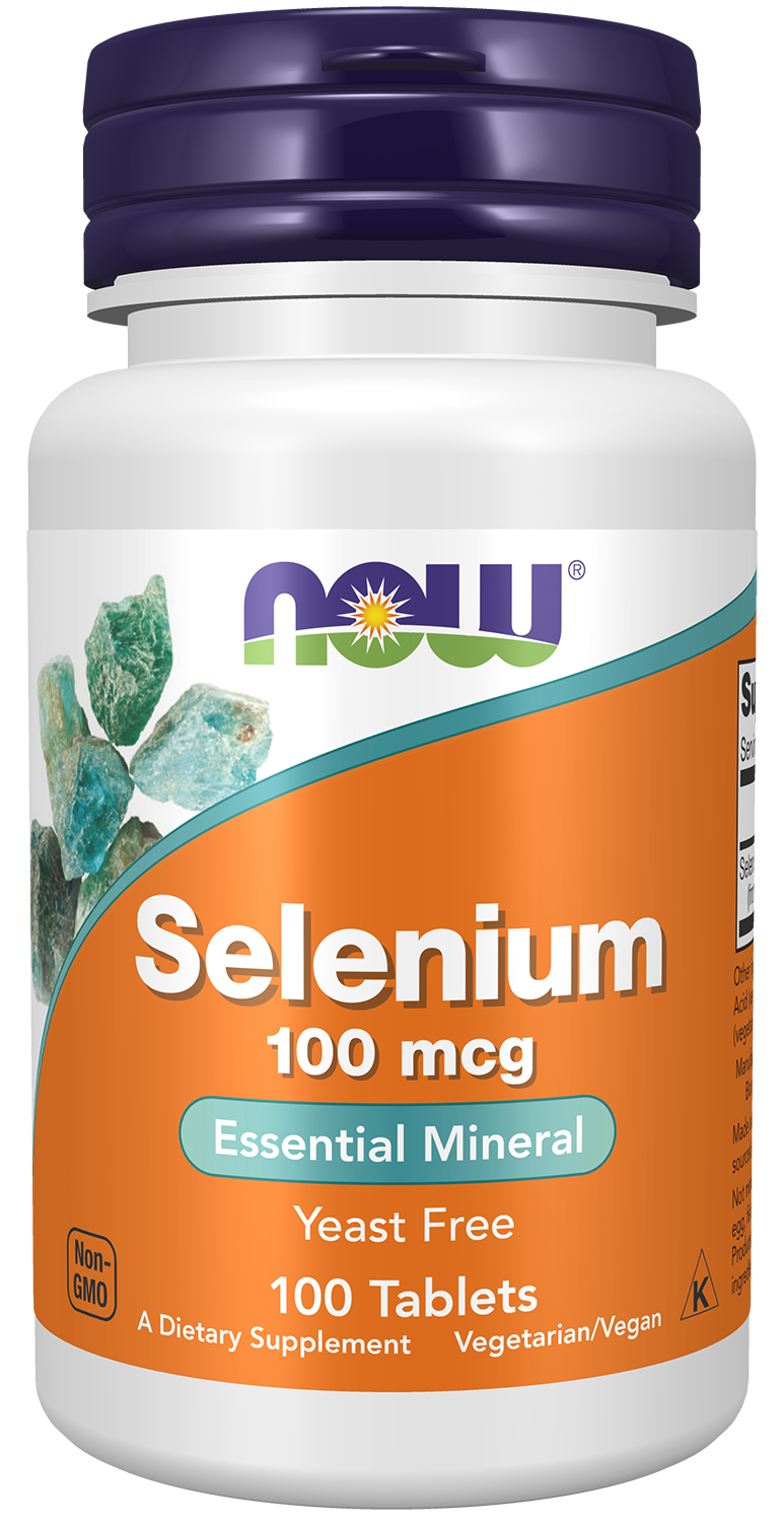 Selenium 100 mcg - 100 Tablets Bottle Front
