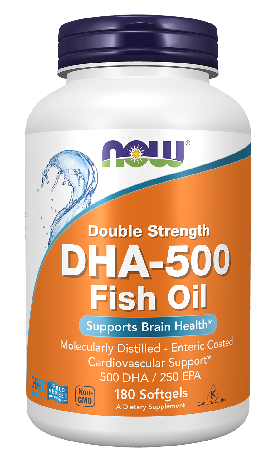 [3個セット]NOW Foods DHA-500 180粒 ソフトジェル ナウフーズ DHA-500 180softgels 3bottles set Page 1 - Reviews - NOW Foods, DHA-500 Fish Oil, 180 Softgels - iHerb