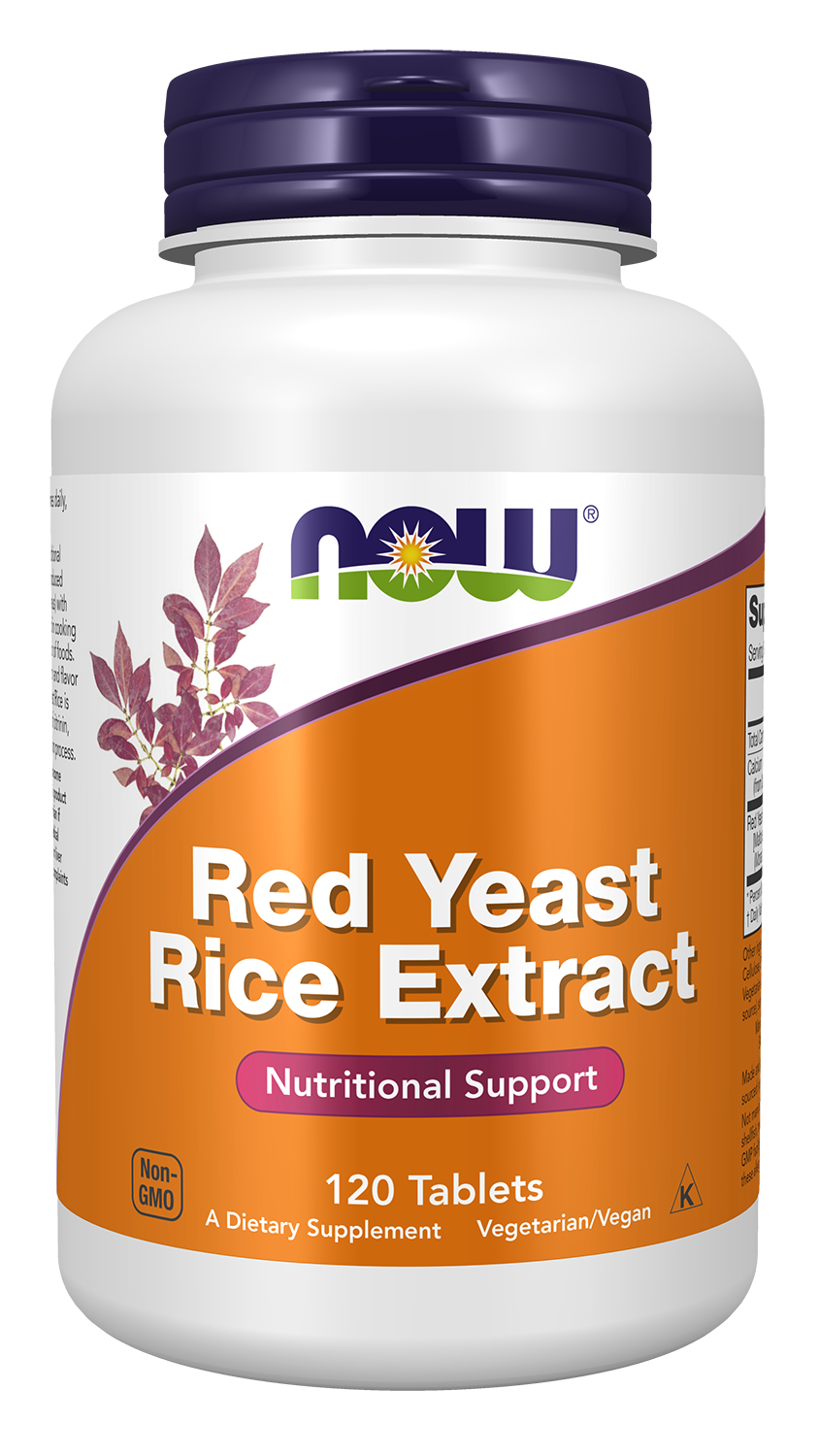 Red Yeast Rice 1200 mg - 120 Tablets Bottle