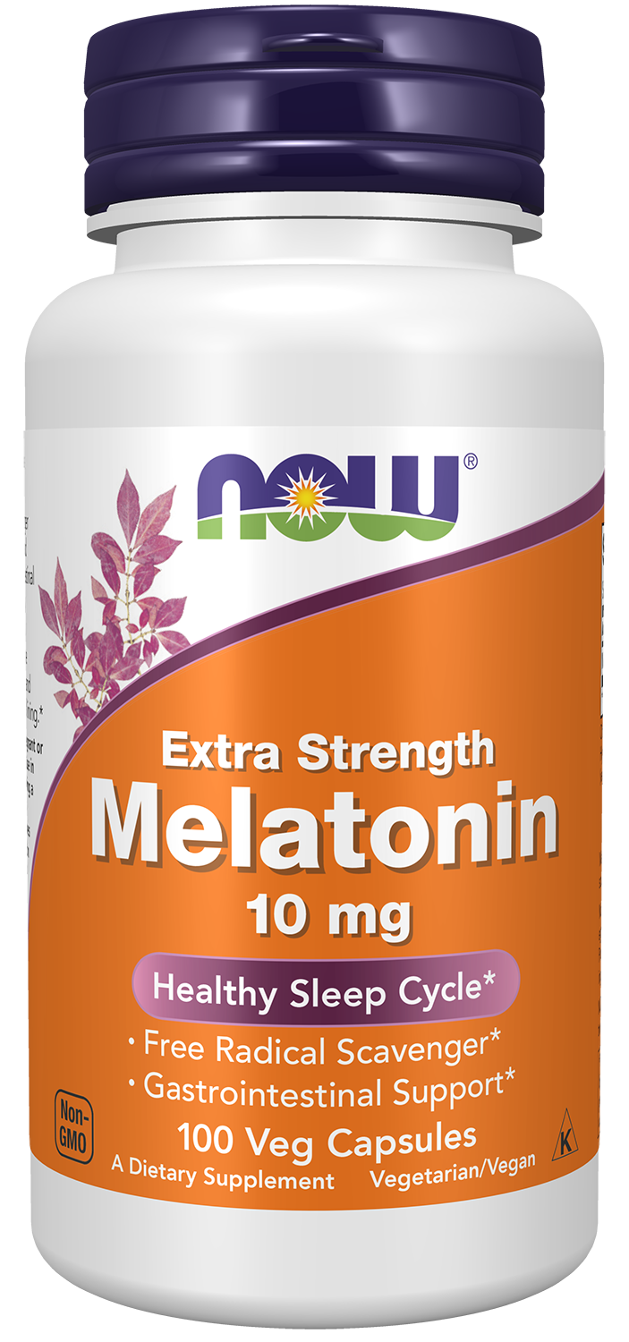 Melatonin, Extra Strength 10 mg Veg Capsules