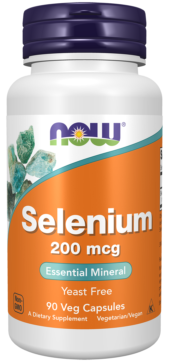Selenium 200 mcg - 90 Veg Capsules Bottle Front