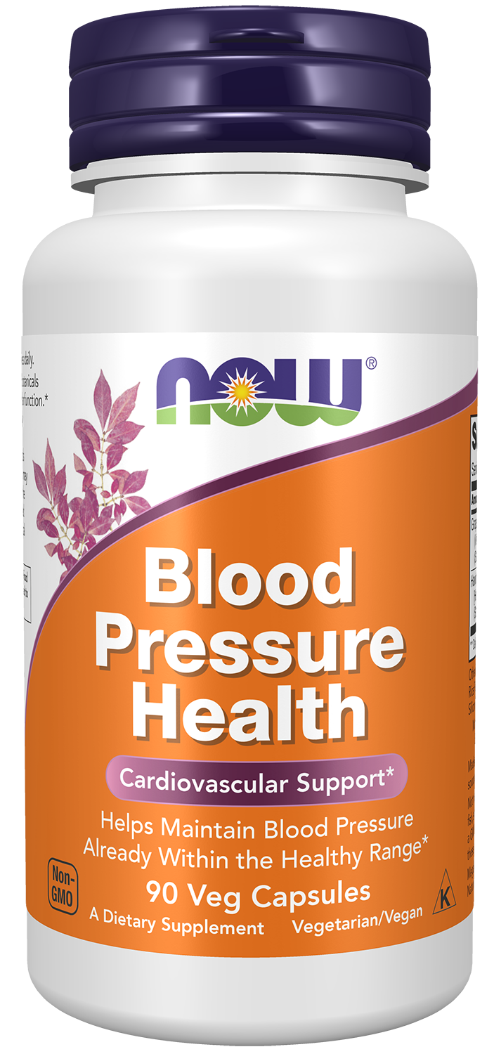 Blood Pressure Health - 90 Veg Capsules Bottle Front