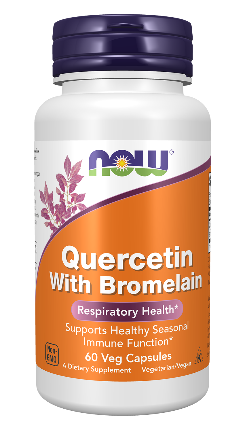 Quercetin with Bromelain - 60 Veg Caps Bottle Front