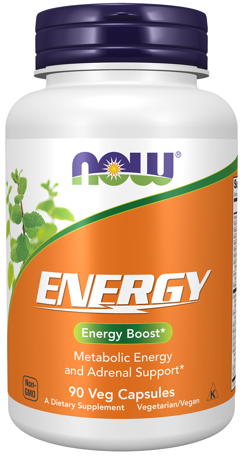 Energy - 90 Veg Capsules Bottle Front