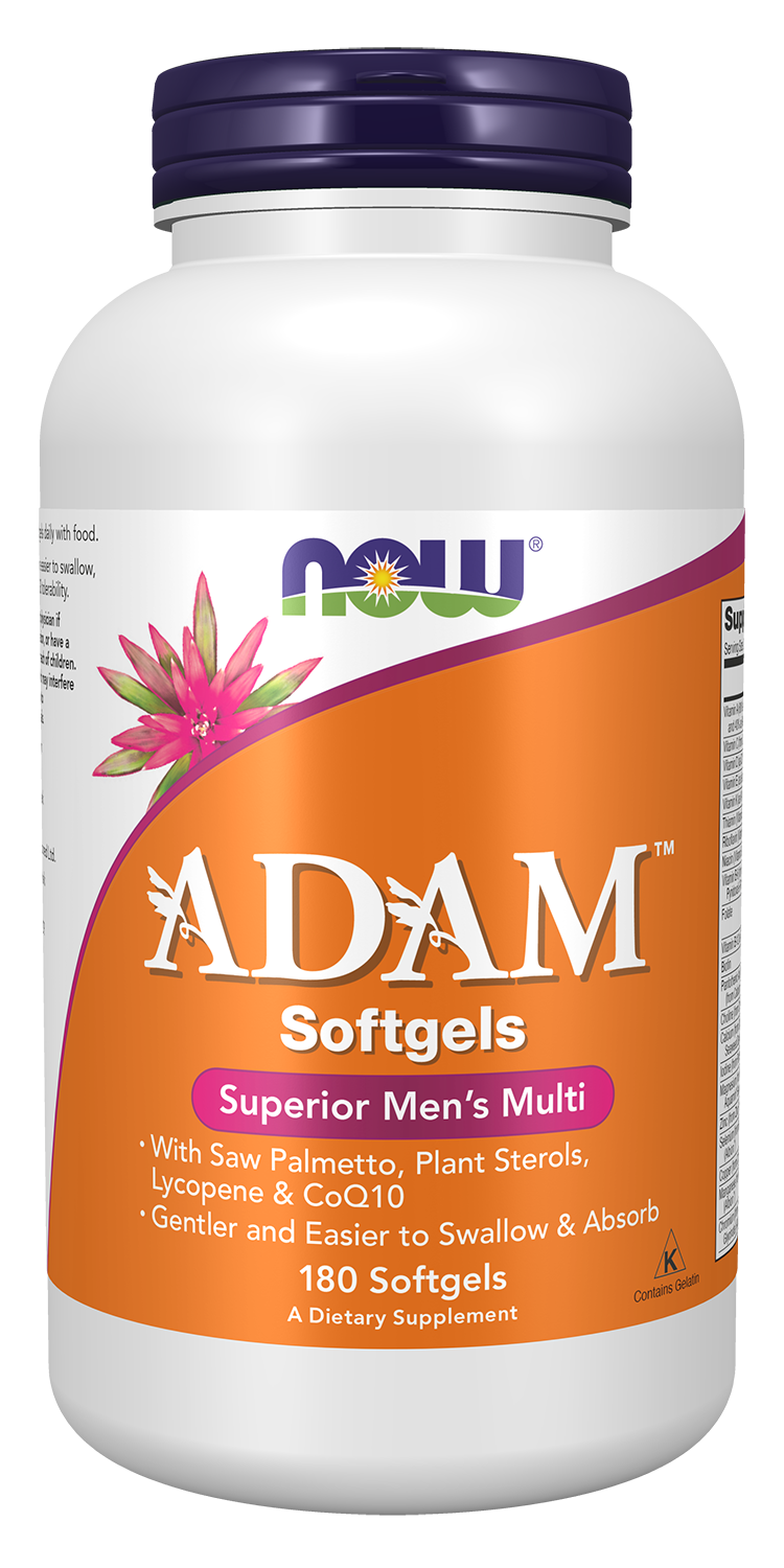 Adam™ Men's Multiple Vitamin - 180 Softgels Bottle Front