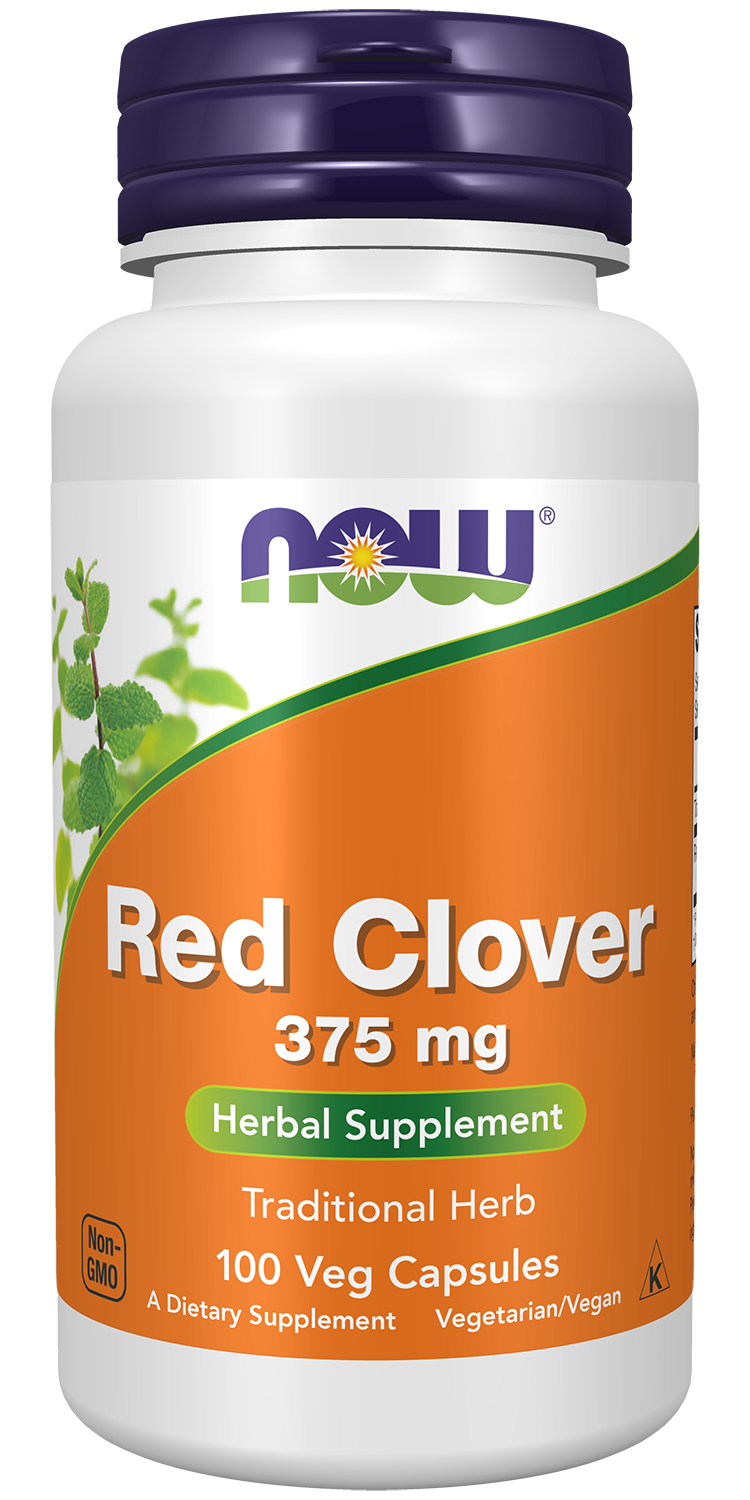Red Clover 375 mg - 100 Veg Capsules Bottle Front