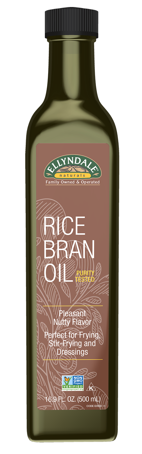 Rice Bran Oil - 16.9 oz. Bottle Front