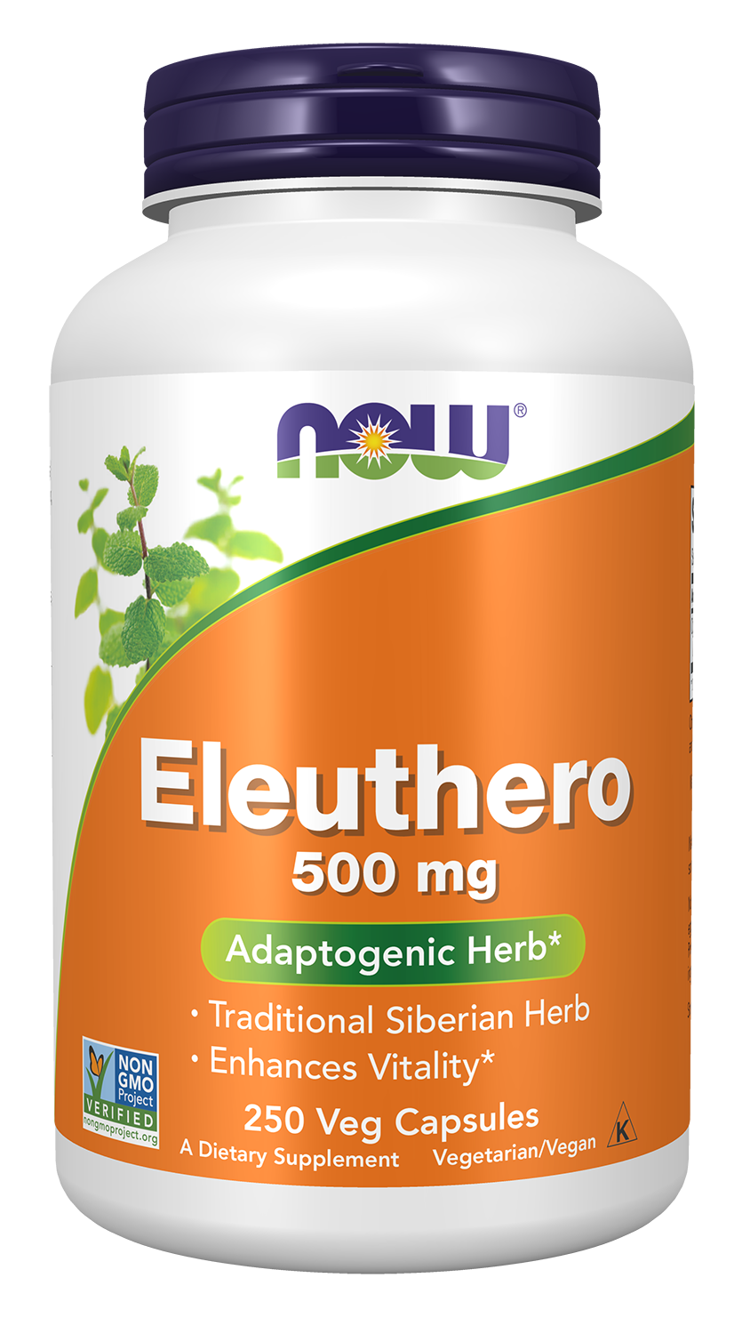 Eleuthero 500 mg Veg Capsules