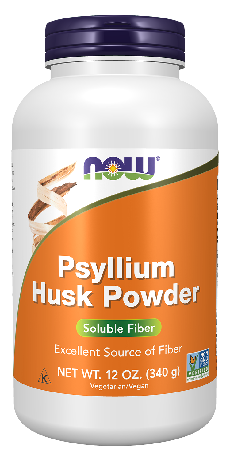 Psyllium Husk Powder Vegetarian - 12 oz. Bottle Front