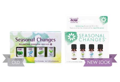Seasonal Changes Balancing Oils Kit Old Package Vs. New Package