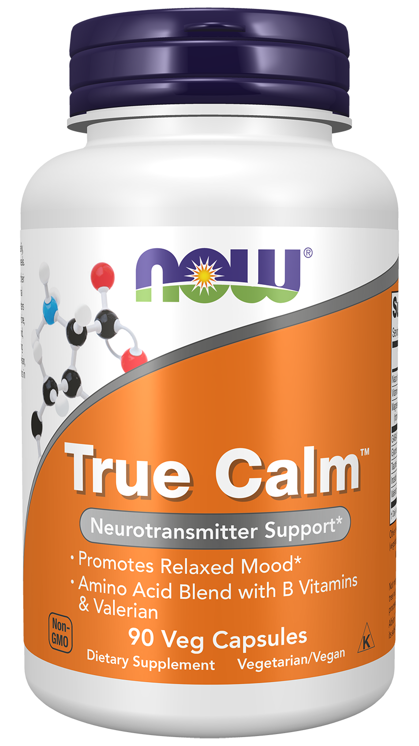 True Calm™ - 90 Veg Capsules Bottle Front