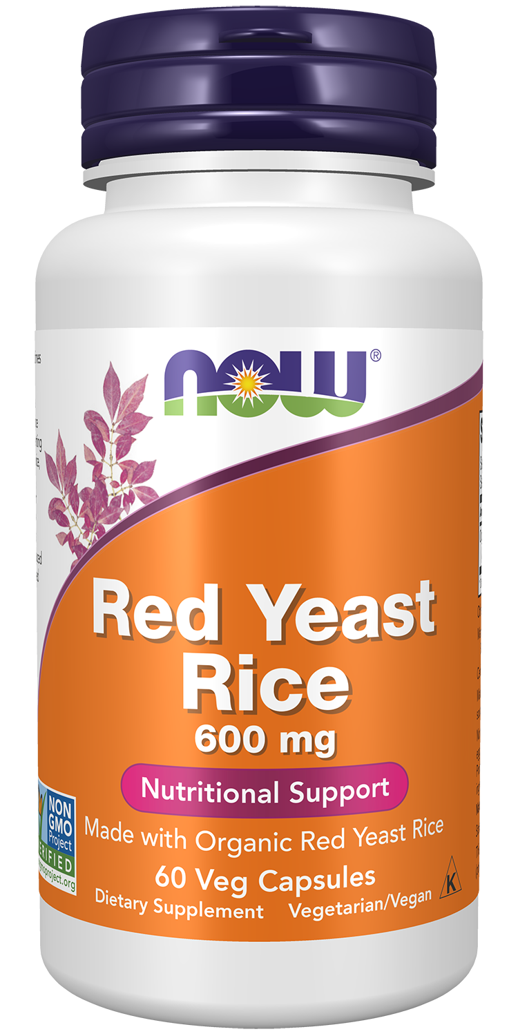 Red Yeast Rice 600 mg Veg Capsules