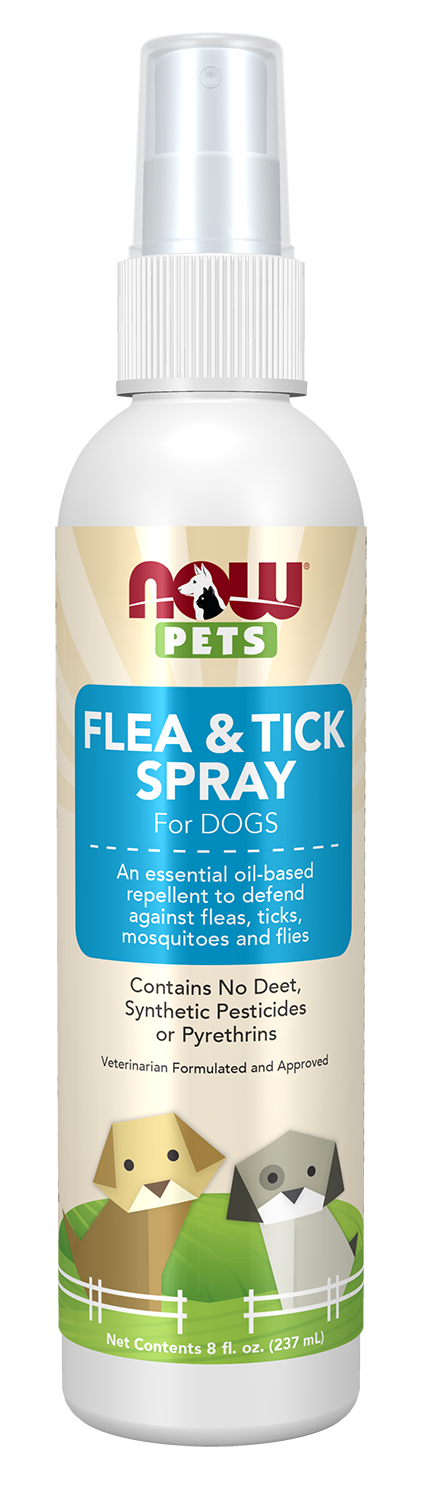 Flea & Tick Spray for Dogs - 8 fl. oz. Spray Bottle Front