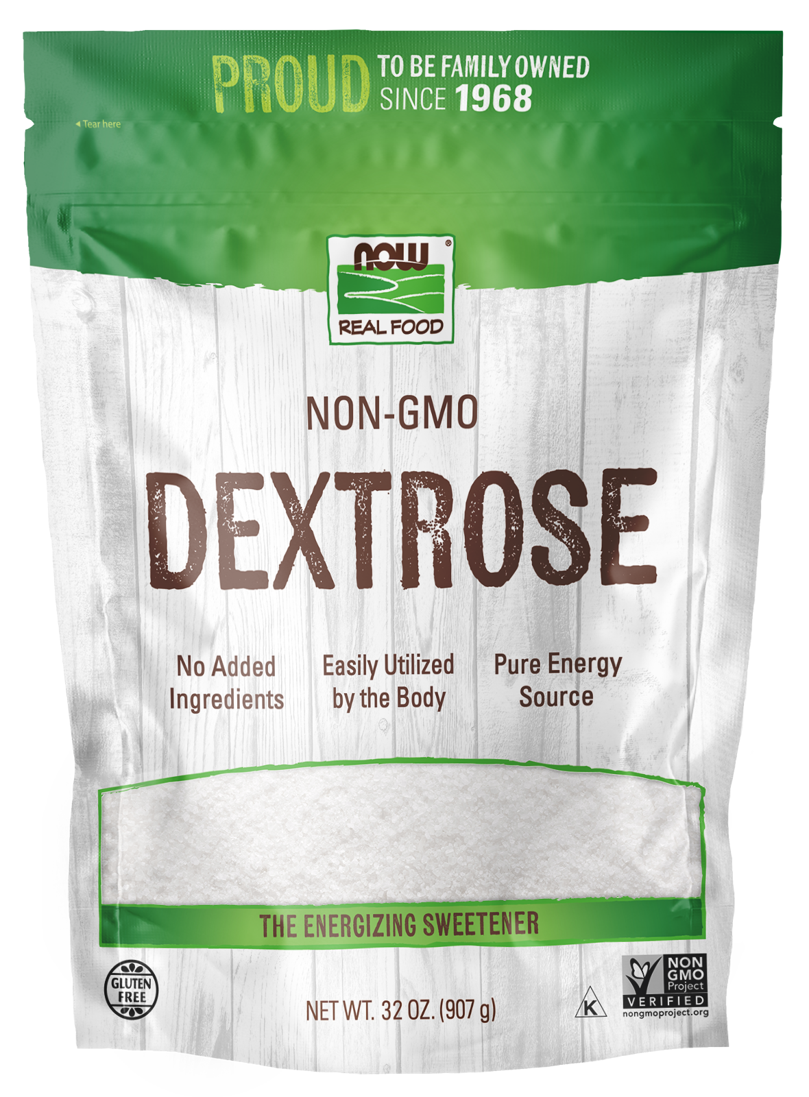 Dextrose - 32 oz. Bag Front