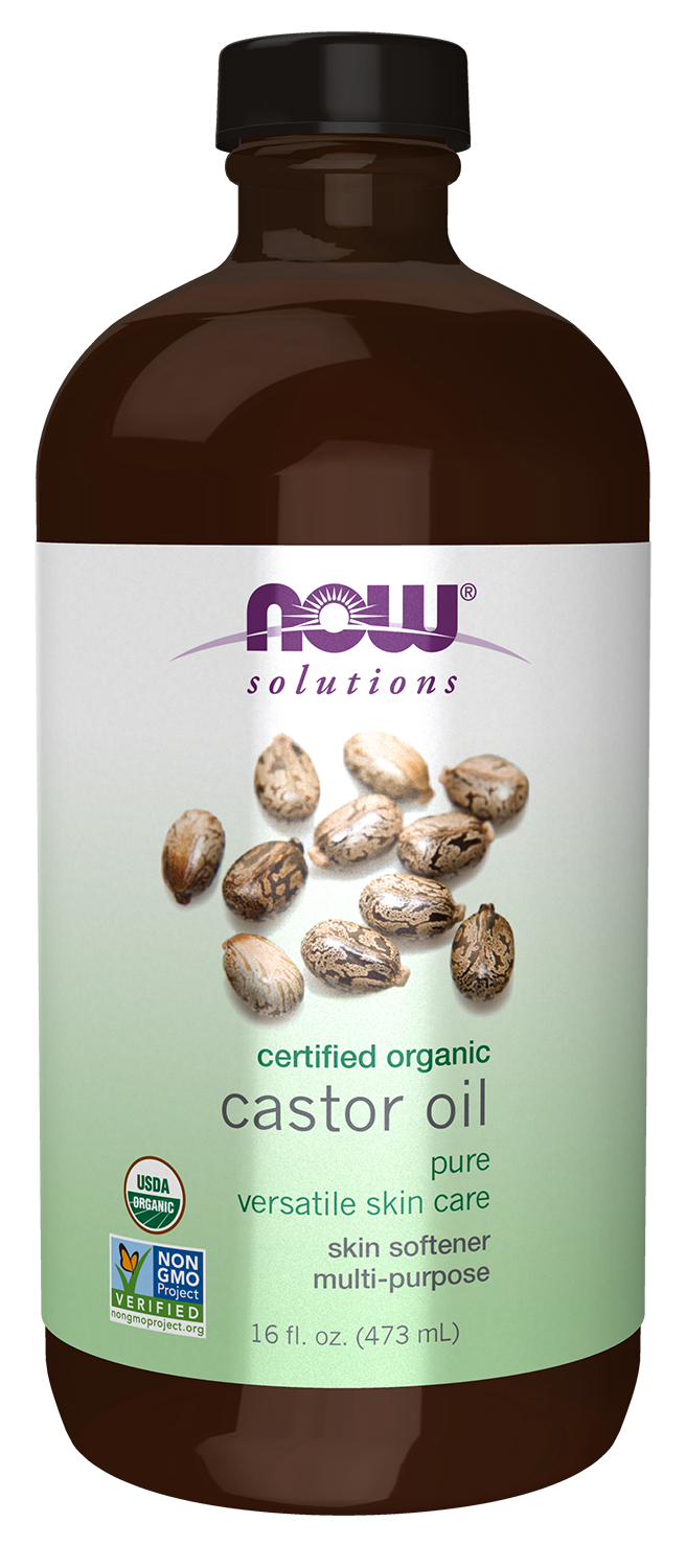 Castor Oil, Organic Bottle Front