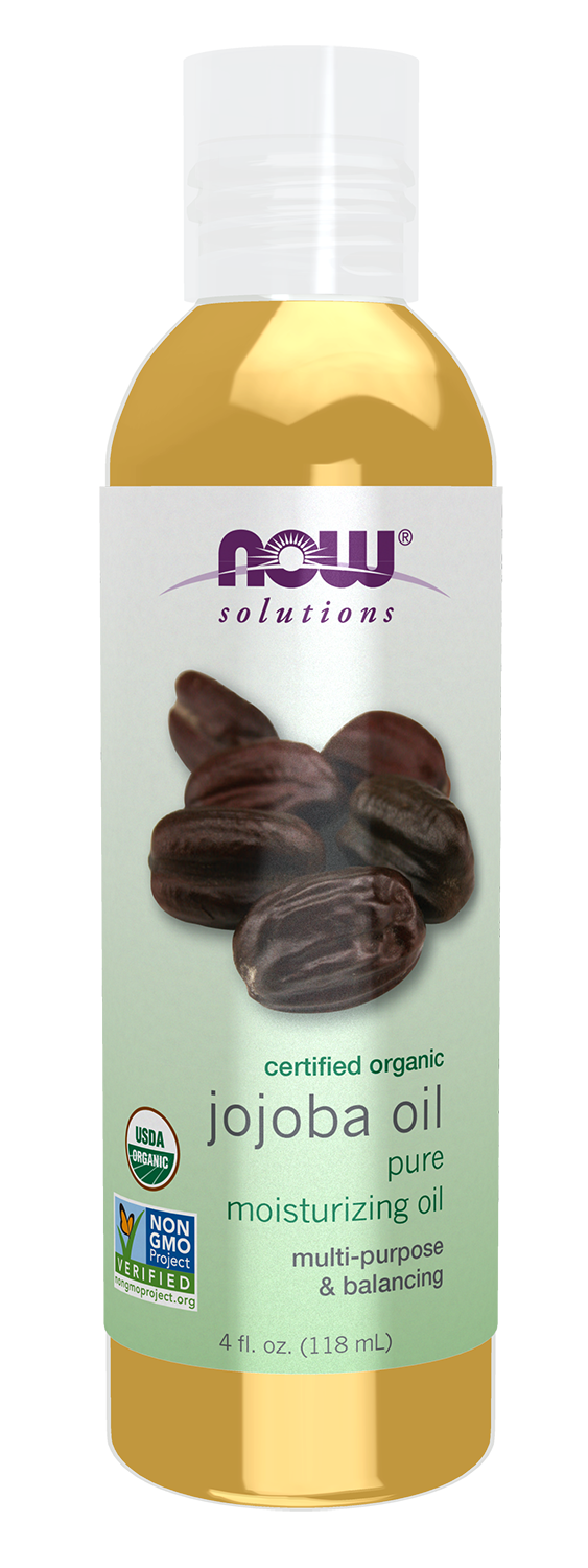 Jojoba Oil, Organic - 4 fl. oz. Bottle Front