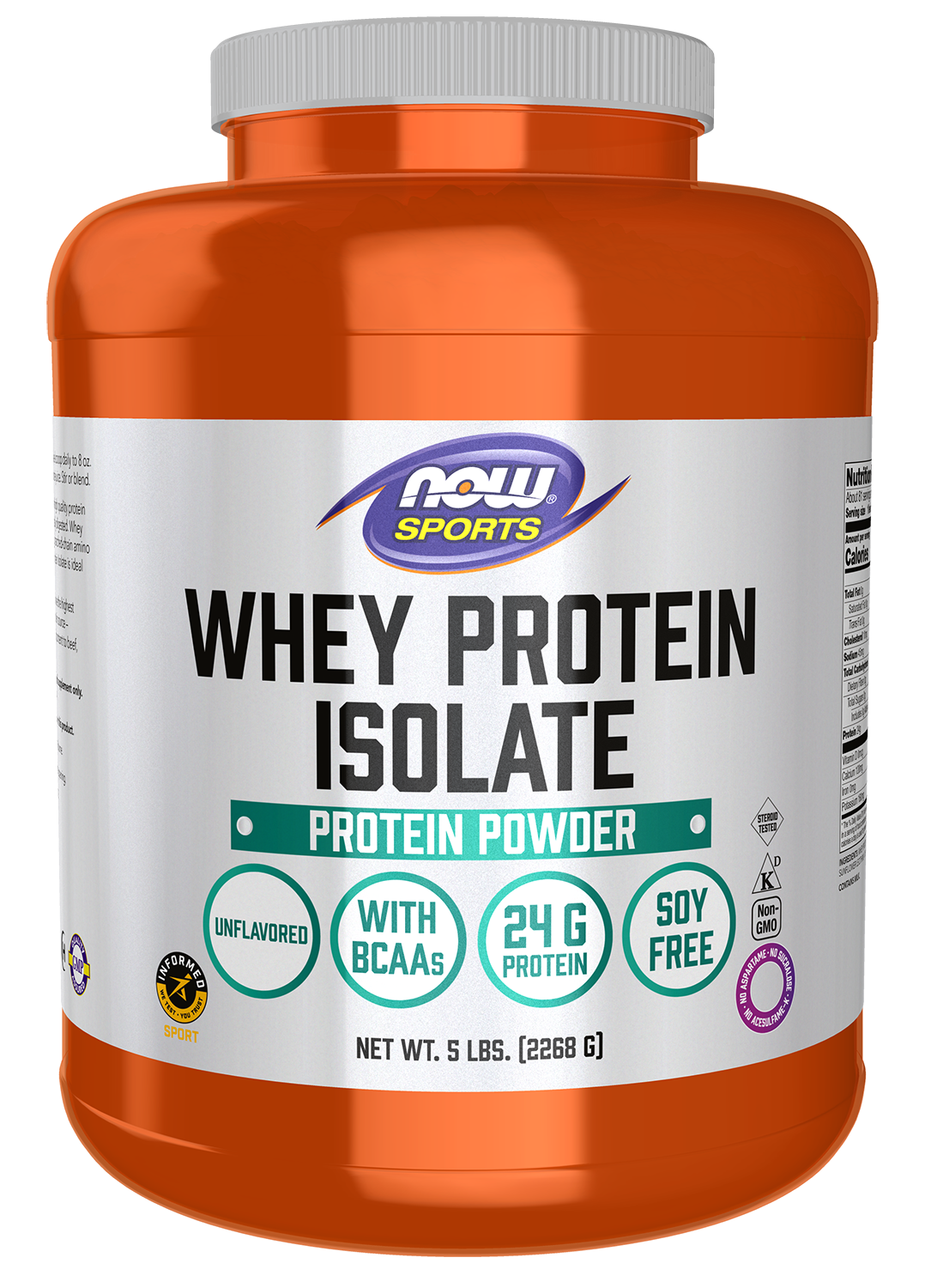 Whey Protein Isolate, Unflavored Powder