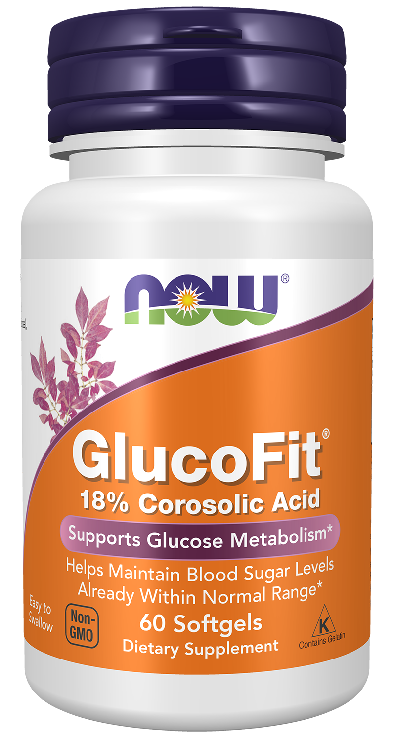 GlucoFit&reg; - 60 Softgels Bottle Front