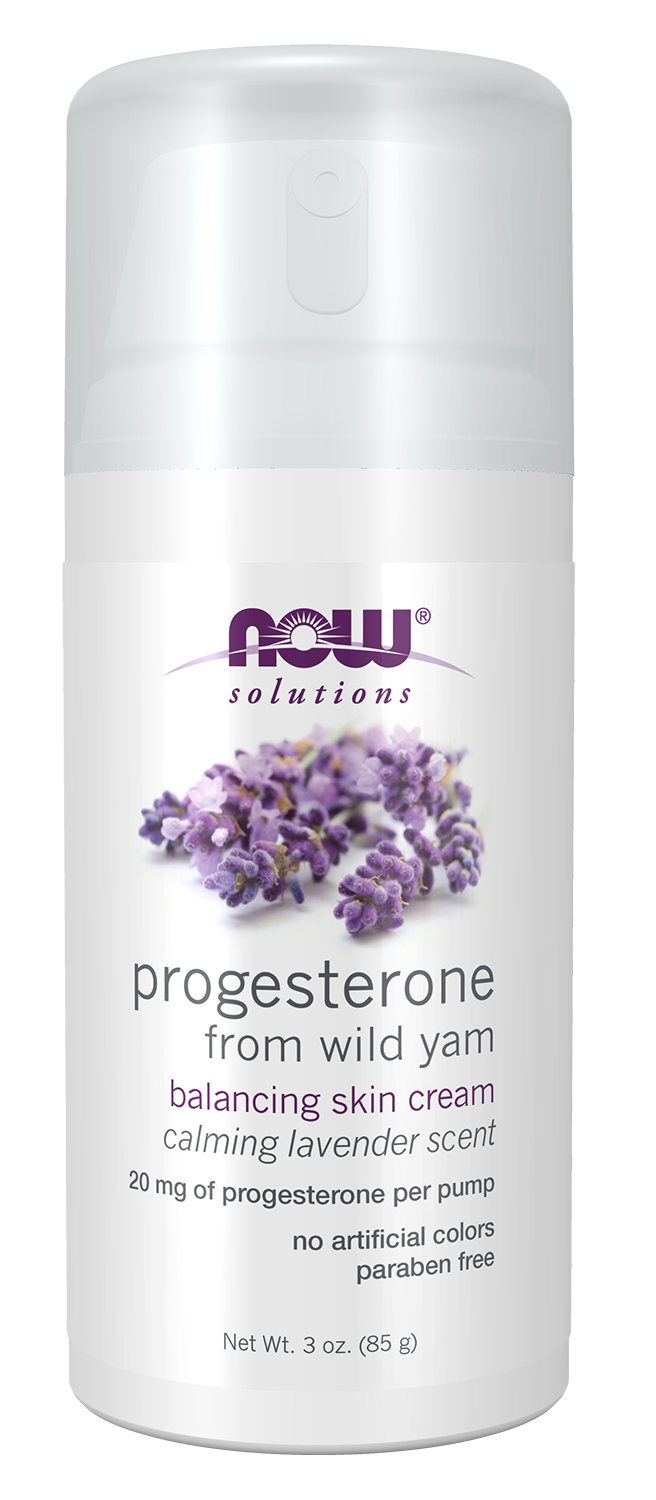 Progesterone from Wild Yam with Lavender Balancing Skin Cream – 3 oz. Bottle