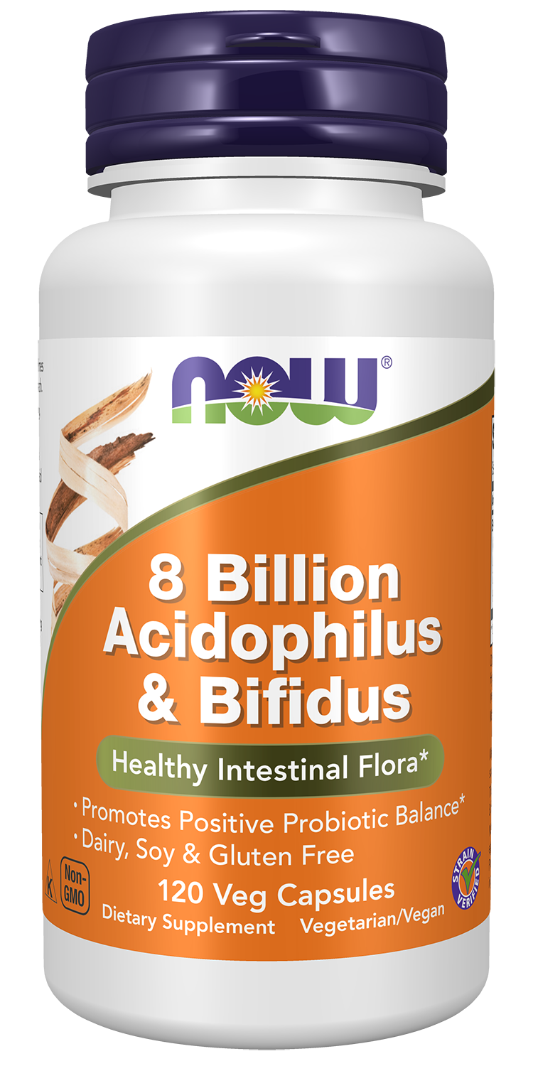 8 Billion Acidophilus & Bifidus - 120 Veg Capsules